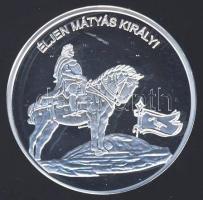 DN "Nemzetünk nagyjai-Mátyás király" Ag emlékérem 10,37g T:PP