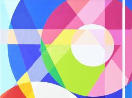 Havasi Emőke (1965-): "Solar fields", 2025. Akril, vászon, jelzett a hátoldalán, 60×40 cm