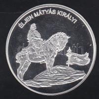 DN "Nemzetünk nagyjai-Mátyás király" Ag emlékérem 10,37g T:PP