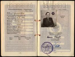 1956 Osztrák útlevél / Austrian passport