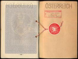 1956 Osztrák útlevél / Austrian passport