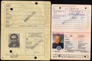 1989-2006 2 db Osztrák útlevél / 2 Austrian passport