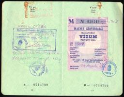 1990 Román útlevél, még szocialista népköztársasági