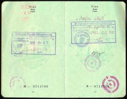 1990 Román útlevél, még szocialista népköztársasági