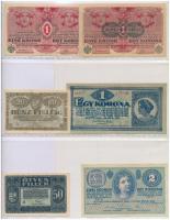 Rendkívül tartalmas 95db-os korona-pengő bankjegy tétel, közte sok ritka kiadás vagy ritkán előfordu...