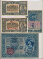 Rendkívül tartalmas 95db-os korona-pengő bankjegy tétel, közte sok ritka kiadás vagy ritkán előfordu...