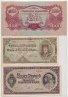 Rendkívül tartalmas 95db-os korona-pengő bankjegy tétel, közte sok ritka kiadás vagy ritkán előfordu...