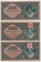 Rendkívül tartalmas 95db-os korona-pengő bankjegy tétel, közte sok ritka kiadás vagy ritkán előfordu...