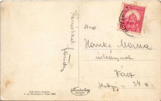 1928 Verőce, Nógrádverőce; Duna részlet a vízimalommal, hajómalom. Still Endre kiadása / Danube with...