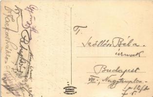 Verőce, Nógrádverőce; Magyarkút, turisták, férfi kerékpárral