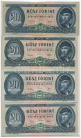 Tartalmas forint bankjegy tétel, ritka és tartásában ritkábban előforduló bankjegyekkel, benne:

 ...