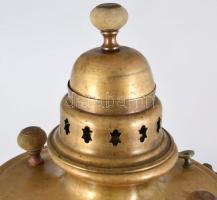 Orosz réz szamovár. XIX. sz. vége, számmal jelzett. 55 cm