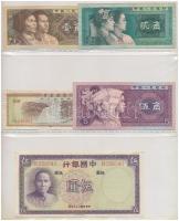 Vegyes, 56db-os külföldi bankjegy tétel, benne Kínai Köztársaság, Kínai Népköztársaság, Jugoszlávia,...