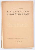 Pfannl Jenő: A győri vár a középkorban. DEDIKÁLT! Győr, 1937, (Győregyházmegyei Alap-ny.), 1 t. +32 p.+2 t. Különlenyomat a Győri Szemle 1936. évfolyamából. Kiadói papírkötés, sérült kötéssel, kijáró lapokkal.