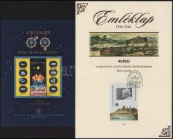 36 db alkalmi bélyegzős emléklap, jó blokkokkal