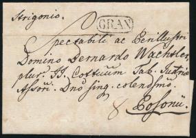 1835 Levél "GRAN", R!