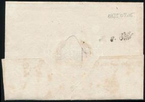 1835 Levél "GRAN", R!