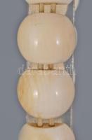 Antik csont karkötő, h: 18 cm