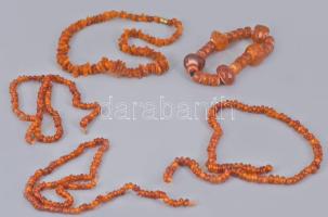 Vegyes borostyán tétel, 83,8 g