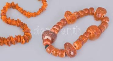 Vegyes borostyán tétel, 83,8 g