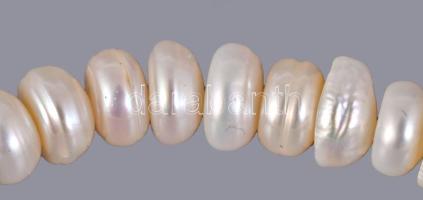 Tenyésztett gyöngy karkötő, h: 20 cm