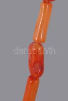 Korall nyaklánc, h: 63 cm