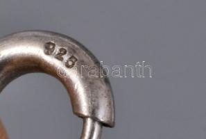 Ezüst (Ag) karkötő, jelzett, h: 16 cm, bruttó: 3,6 g