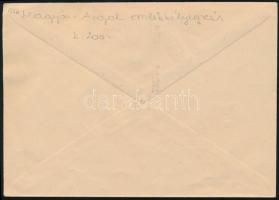 1954.05.23. Alkalmi boríték "MAGYAR-ANGOL 1954.V.23." bélyegzéssel