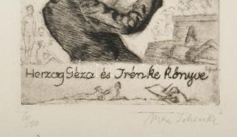 Erotikus ex libris gyűjtemény 50 db magyar és külföldi, sok jelzett, sok háború előtti klf technikák...