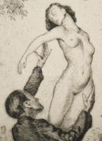 Erotikus ex libris gyűjtemény 50 db magyar és külföldi, sok jelzett, sok háború előtti klf technikák...