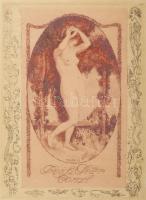 Erotikus ex libris gyűjtemény 50 db magyar és külföldi, sok jelzett, sok háború előtti klf technikák...