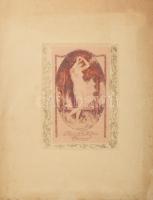 Erotikus ex libris gyűjtemény 50 db magyar és külföldi, sok jelzett, sok háború előtti klf technikák...