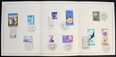 1969-1971 Az 1969. évi Nyári Egyetemek és az 1971. évi Budapest Nemzetközi Bélyegkiállítás teljes em...