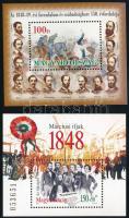 1998-1999 Ifjúságért 3 db blokk + Az 1848-49. évi forradalom és szabadságharc 150. évfordulója 23 db blokk (30.000)