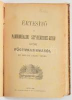 Értesítő a Pannonhalmi Szt-Benedek-Rend Győri Főgymnasiumáról az 1882/83. tanév végén. Benne: Vaszar...