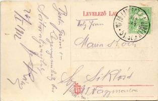 1912 Alsómihályi, Mihályi, Michalany (Legenye-Alsómihályi, Luhyna-Michalany); utca részlet, reformát...