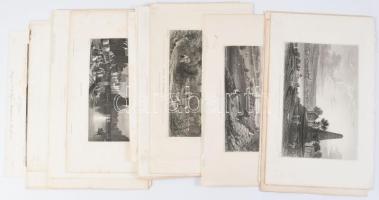 ca 1840 26 db európai városképes acélmetszet nagyrészt német   ca 1840 26 db európai városképes acélmetszet nagyrészt német