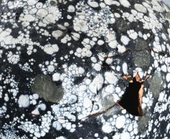 Bod Éva (1924-2004): Váza. Jelzett, ragasztott, sérült, m: 37 cm