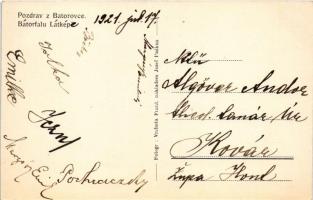 1921 Bátorfalu, Bátorová; utca, üzlet. Josef Paskuz kiadása, Vrchota Frant. felvétele / street view,...