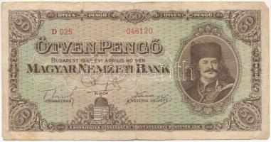 1945. 50P "D 025 046120" T:F Adamo P15