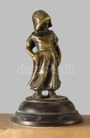 cca 1940 Íróasztali penna- és zsebóratartó, 22x15 cm