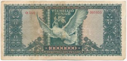 1945. 10.000.000P viszonylag alacsony "O 144 001055" sorszámmal T:F,VG
Adamo P26