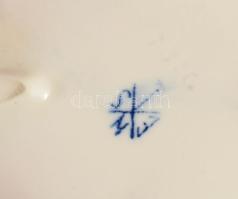 Ens ékszeres edény, rózsa fogóval, jelzett, hibátlan, m: 8,5 cm