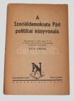 Vegyes kommunista kiadványok, 13 db: Sztálin Leninről.; Gerő Ernő: A magyar népgazdaság ötéves terve...