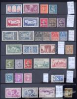 Franciaország gondosan kezelt és tárolt postatiszta gyűjtemény 1900-1960 45 db A4 méretű Hagner bera...