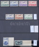 Franciaország gondosan kezelt és tárolt postatiszta gyűjtemény 1900-1960 45 db A4 méretű Hagner bera...