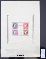 Franciaország gondosan kezelt és tárolt postatiszta gyűjtemény 1900-1960 45 db A4 méretű Hagner bera...