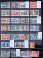 Franciaország gondosan kezelt és tárolt postatiszta gyűjtemény 1900-1960 45 db A4 méretű Hagner bera...