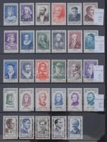 Franciaország gondosan kezelt és tárolt postatiszta gyűjtemény 1900-1960 45 db A4 méretű Hagner bera...