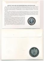 Német Szövetségi Köztársaság 1990. "500 éves a posta" fém emlékérem bélyeges borítékon, is...